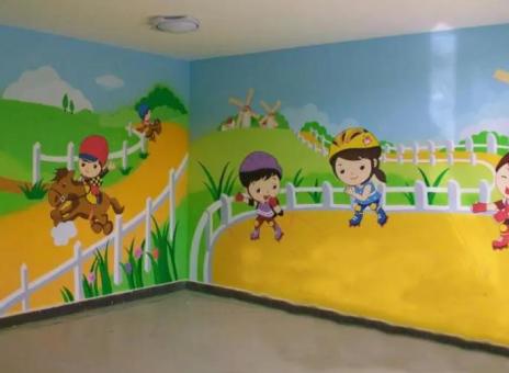 新昌幼儿园墙体彩绘制作流程及注意事项