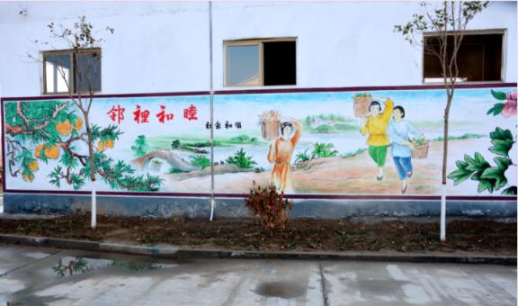 新昌乡镇文化墙 乡风文明焕发新活力
