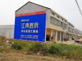 新昌农村墙体广告在不同形式上面展现的不同特色