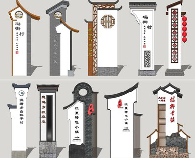 新昌美丽乡村标识标牌有哪些分类？